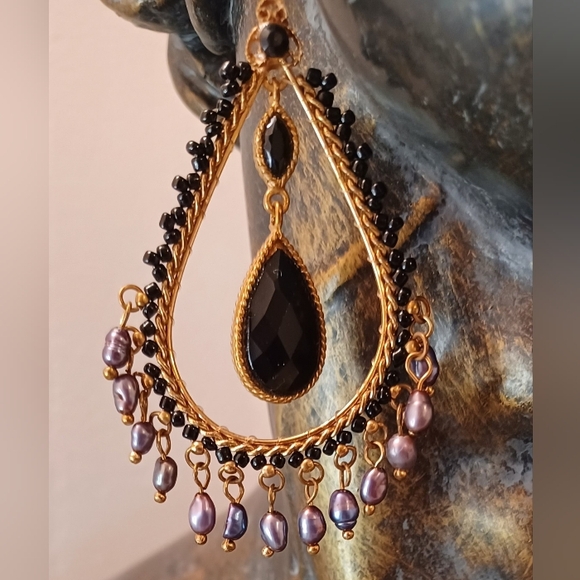 Freshwater pearl dangles. - Picture 8 of 9